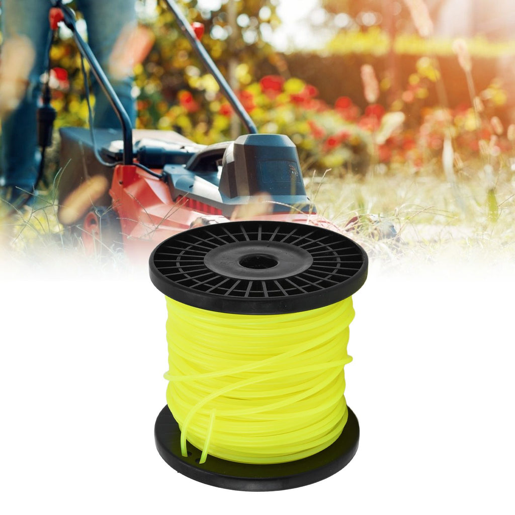 String Trimmer Line 3.0mm Round Yellow Trimmer Line Professional Weedeater Line for Most Lawn Mowers for Heavy Cutting 70m/229.7ft