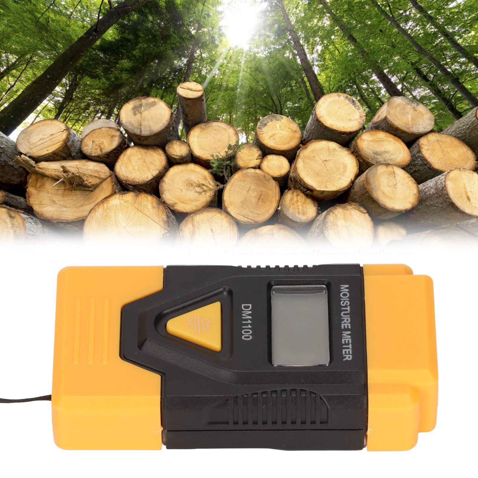 3 in 1 Wood Moisture Meter Accurate Fast Measurement Clear Display Digital Moisture Meter for Paper Building Material