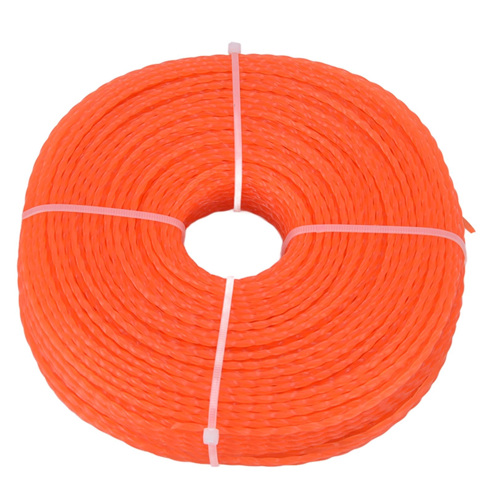 Nylon Trimmer Cord 2.7mm 100m Twist Shape Trimmer Line for Heavy Duty Lawn Mower Cutters