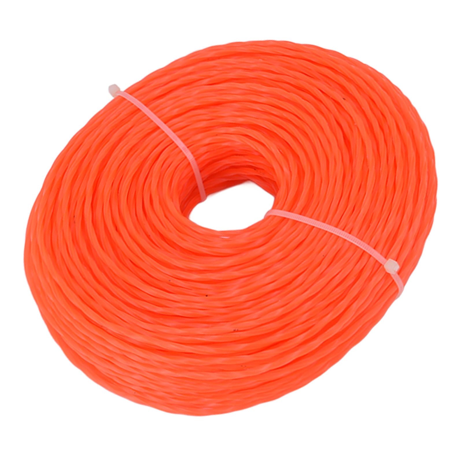 Nylon Trimmer Cord 3.0mm 85m Twisted Trimmer Line for Home Garden Heavy Duty Lawn Mower Cutters