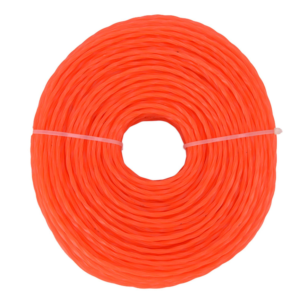 Nylon Trimmer Cord 3.0mm 85m Twisted Trimmer Line for Home Garden Heavy Duty Lawn Mower Cutters