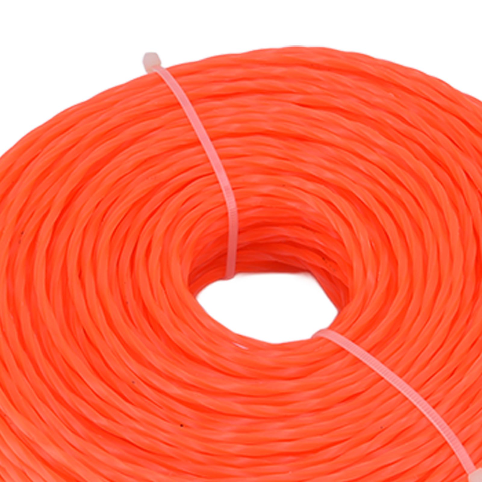 Nylon Trimmer Cord 3.0mm 85m Twisted Trimmer Line for Home Garden Heavy Duty Lawn Mower Cutters