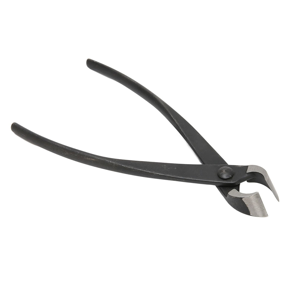 200mm/7.9in Concave Branch Cutter High Strength Manganese Steel Diagonal Pliers Black