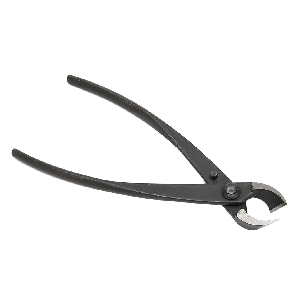 200mm/7.9in Concave Branch Cutter High Strength Manganese Steel Diagonal Pliers Black