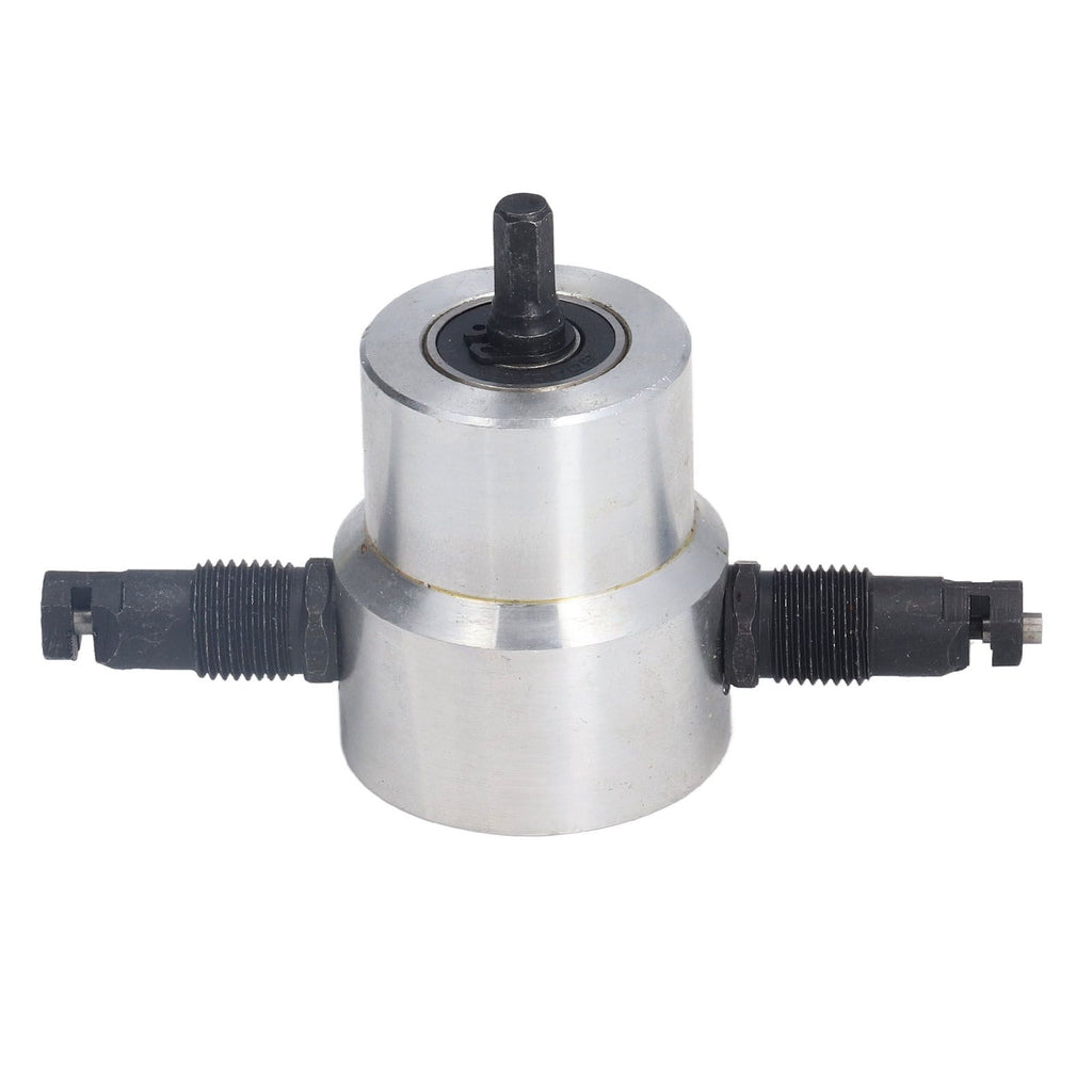 Double Head Sheet Metal Nibbler Cutter Adjustment High Hardness Multifunctional Drill Attachment Metal Nibbler Tool Kit