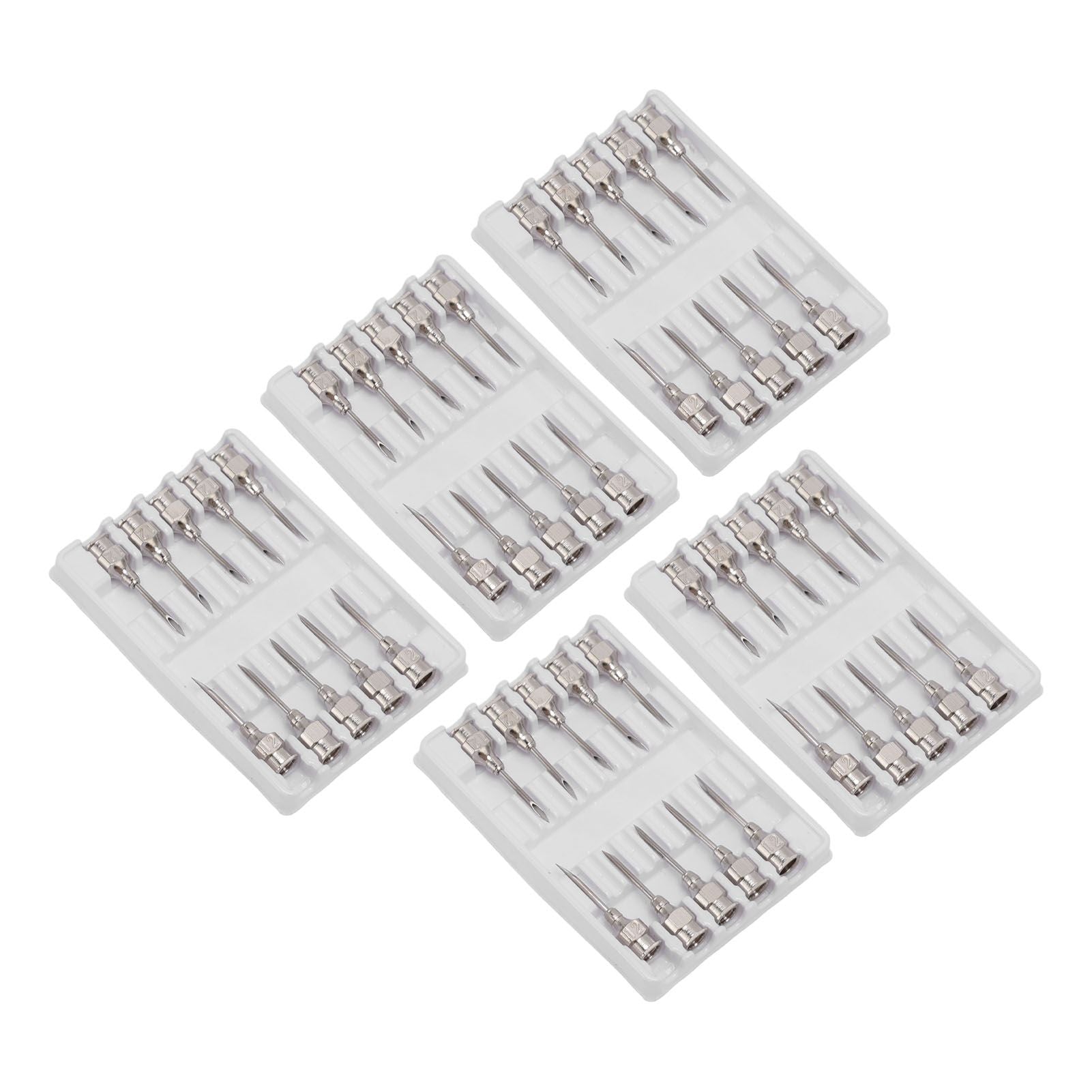 Poultry Injection Needles Stainless Steel Bovine Pig Injection Needle Cow Pig Injection Needle Accessories 12x15mm / 0.5x0.6in