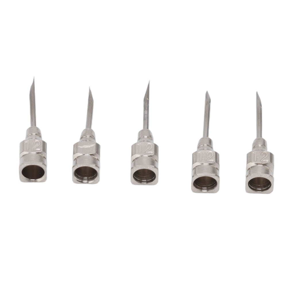 Poultry Injection Needles Stainless Steel Bovine Pig Injection Needle Cow Pig Injection Needle Accessories 12x15mm / 0.5x0.6in
