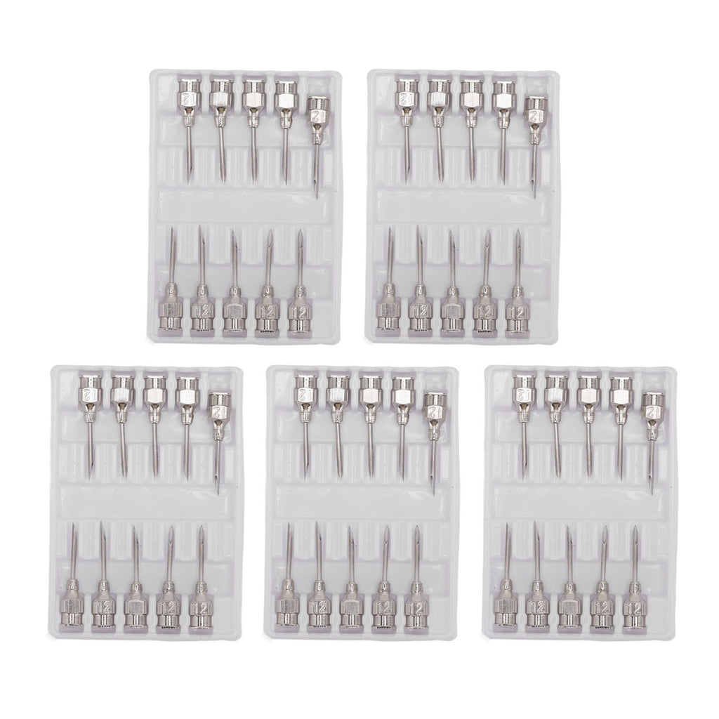 Poultry Injection Needles Stainless Steel Bovine Pig Injection Needle Cow Pig Injection Needle Accessories 12x15mm / 0.5x0.6in