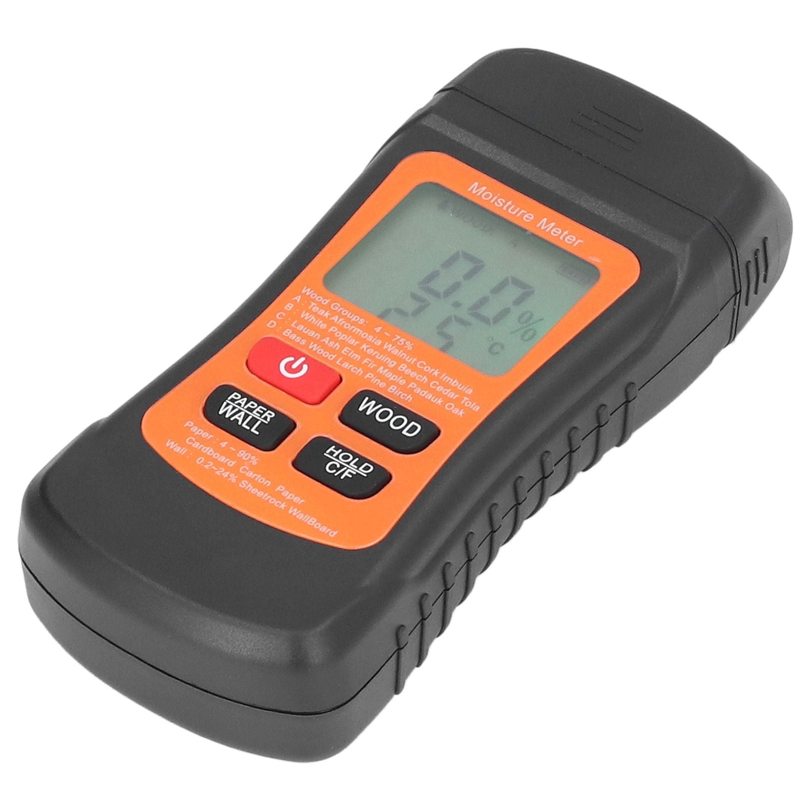 Moisture Meter Wood Moisture Detector Intelligent Temperature Humidity Measuring Digital Pin Type Instrument