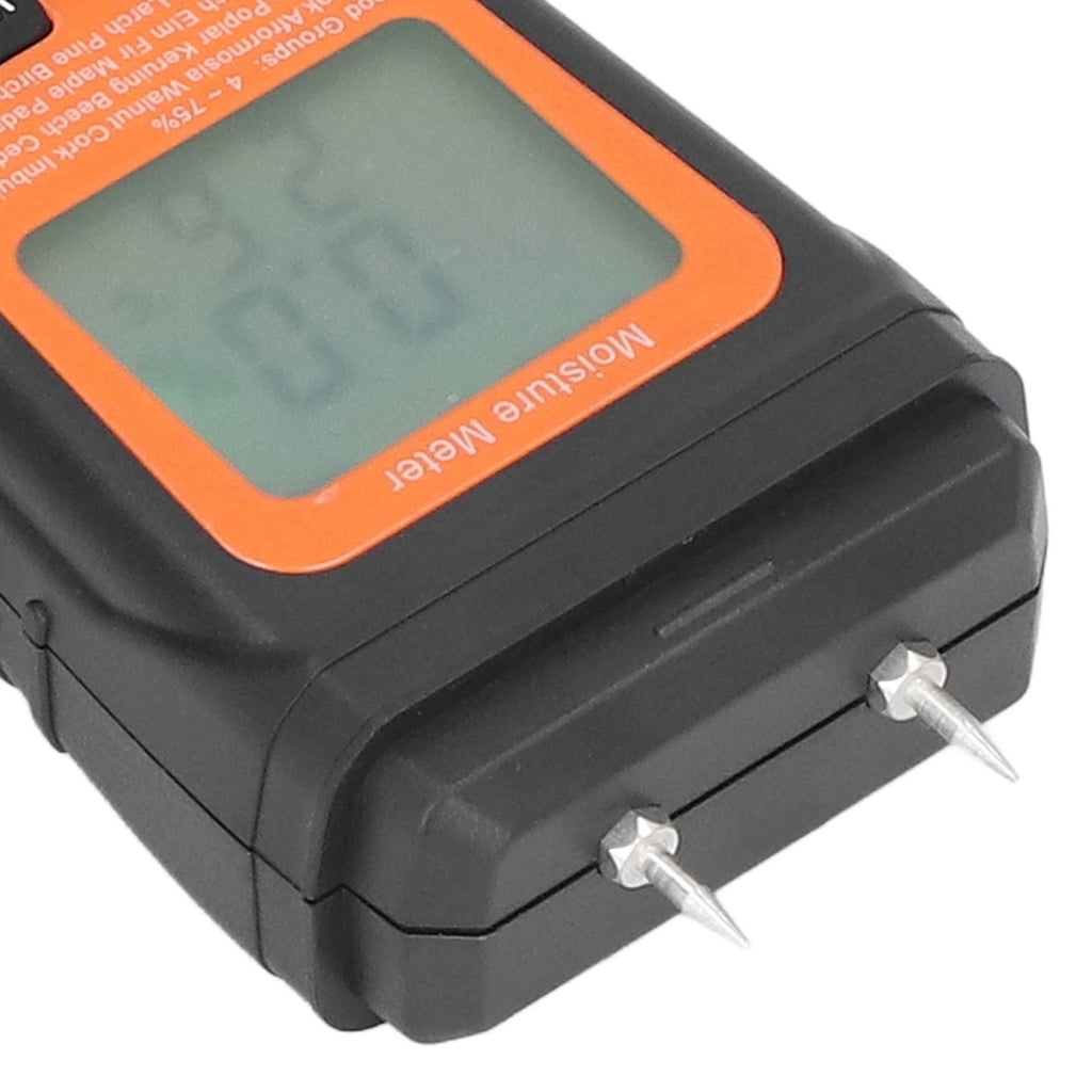 Moisture Meter Wood Moisture Detector Intelligent Temperature Humidity Measuring Digital Pin Type Instrument