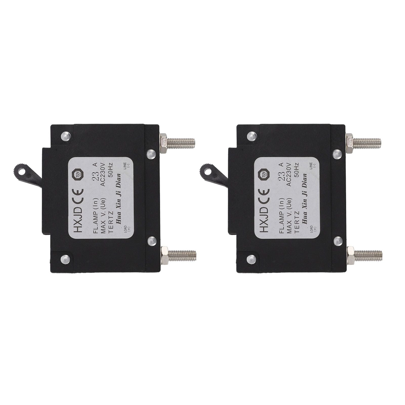 2pcs 23A Circuit Breaker Safety Professional Petrol Generators Circuit Breaker with Switch for Petrol Generators 230V