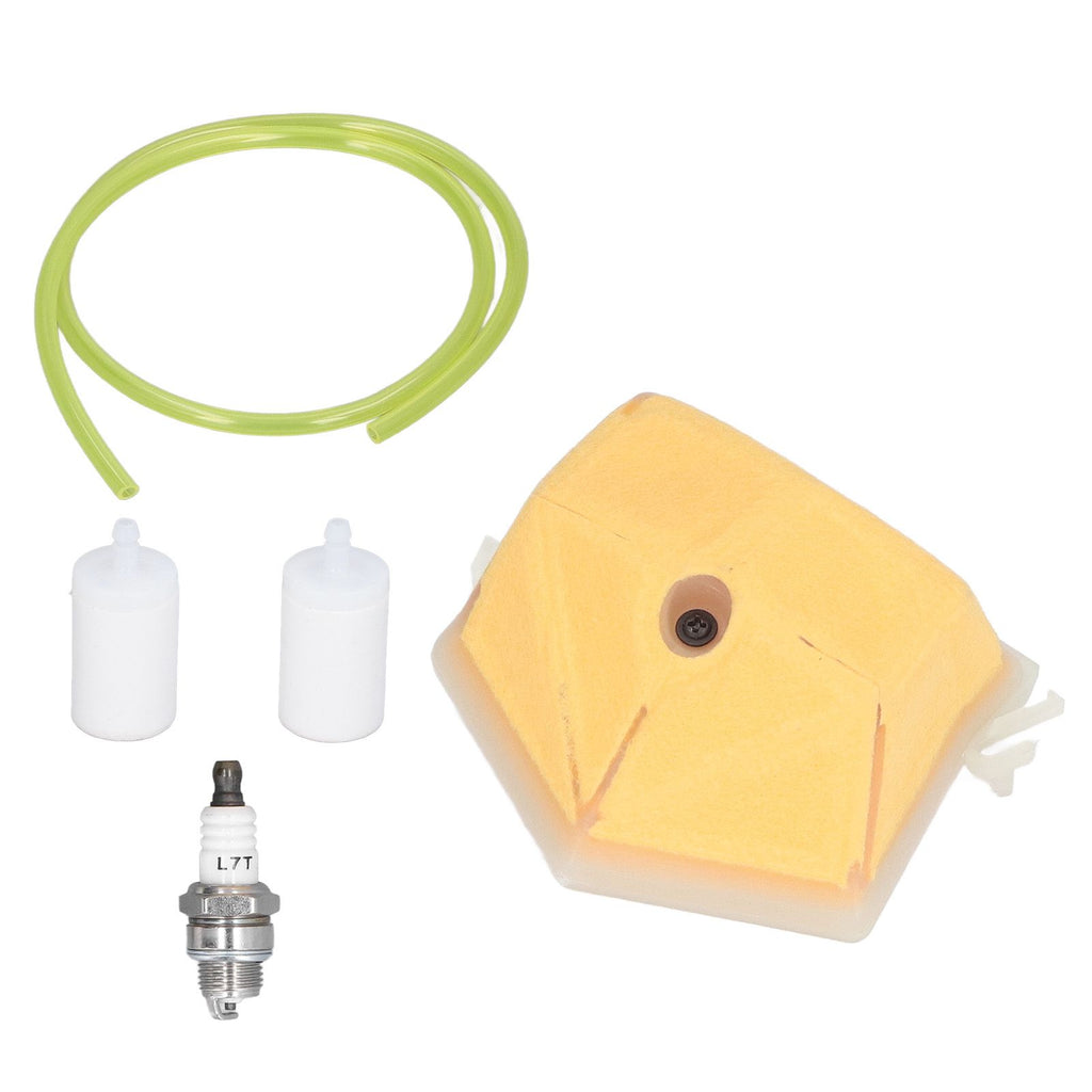 Spark Plug Air Filter Fuel Filter Fuel Line Kit 503‑443201 for Husqvarna 51 55 Chainsaw
