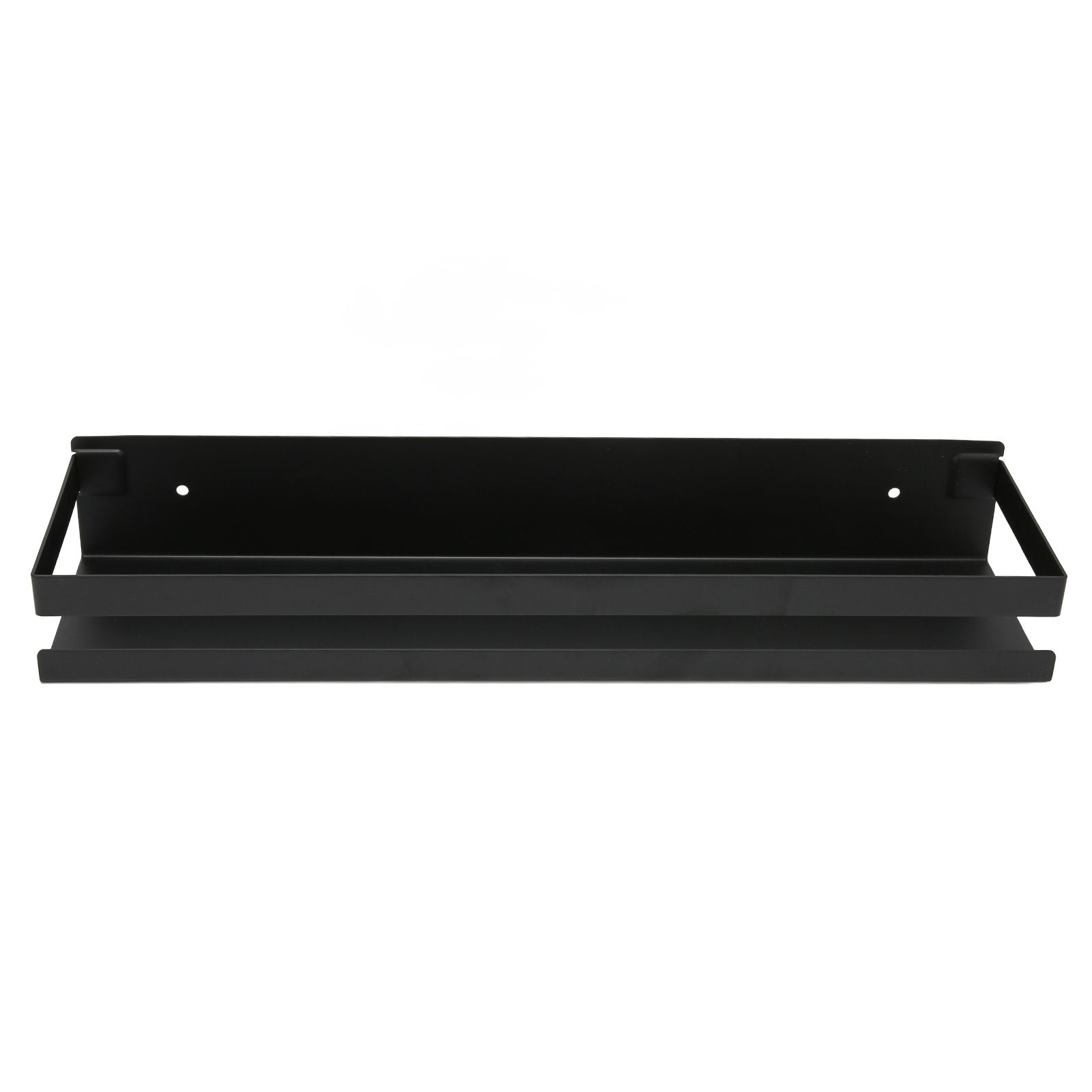 Bathroom Rack Black Large Storage Space Waterproof Strong Bearing Capacity Hotel Shelf Set 40x10x6cm