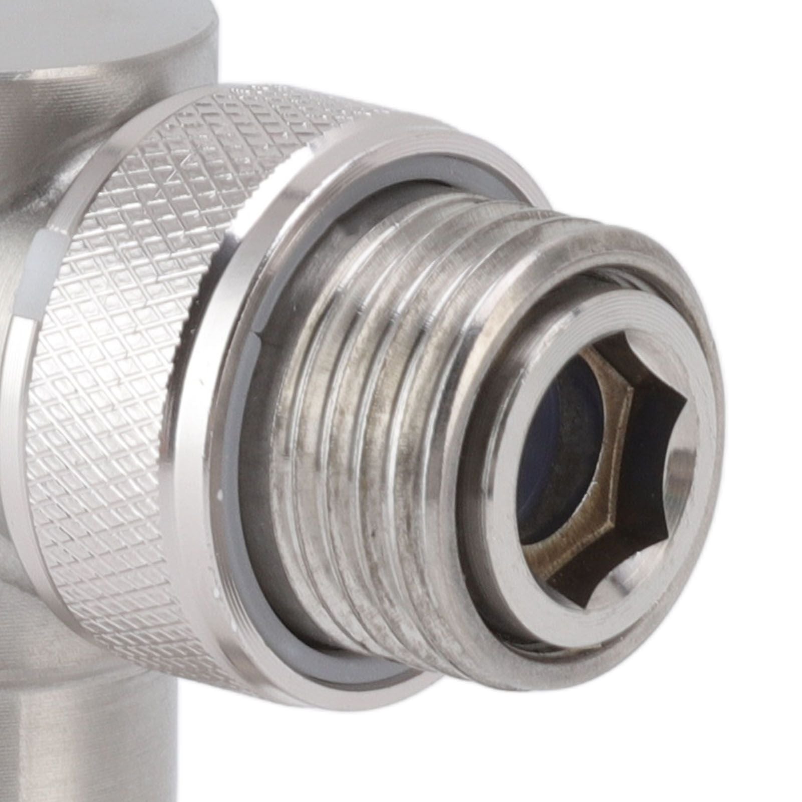 Angle Stop Valve Male G1/2 304 Stainless Steel 1 in 2 Out Integrated Design Automatic Water Stop Valve for Toilet On Off Integrated Angle Valve