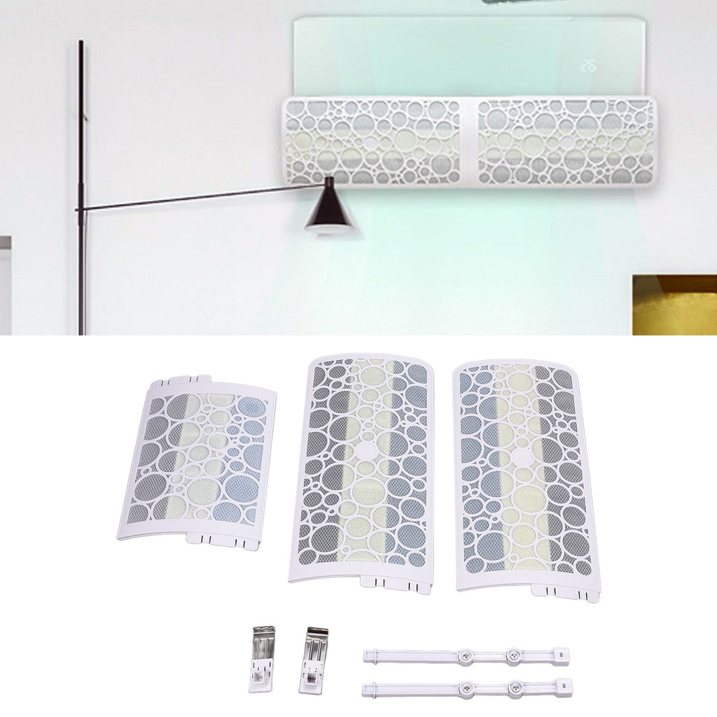 1200mm Air Conditioning Windshield 300° Adjustable Anti Direct Blowing Air Outlet Deflector Baffle