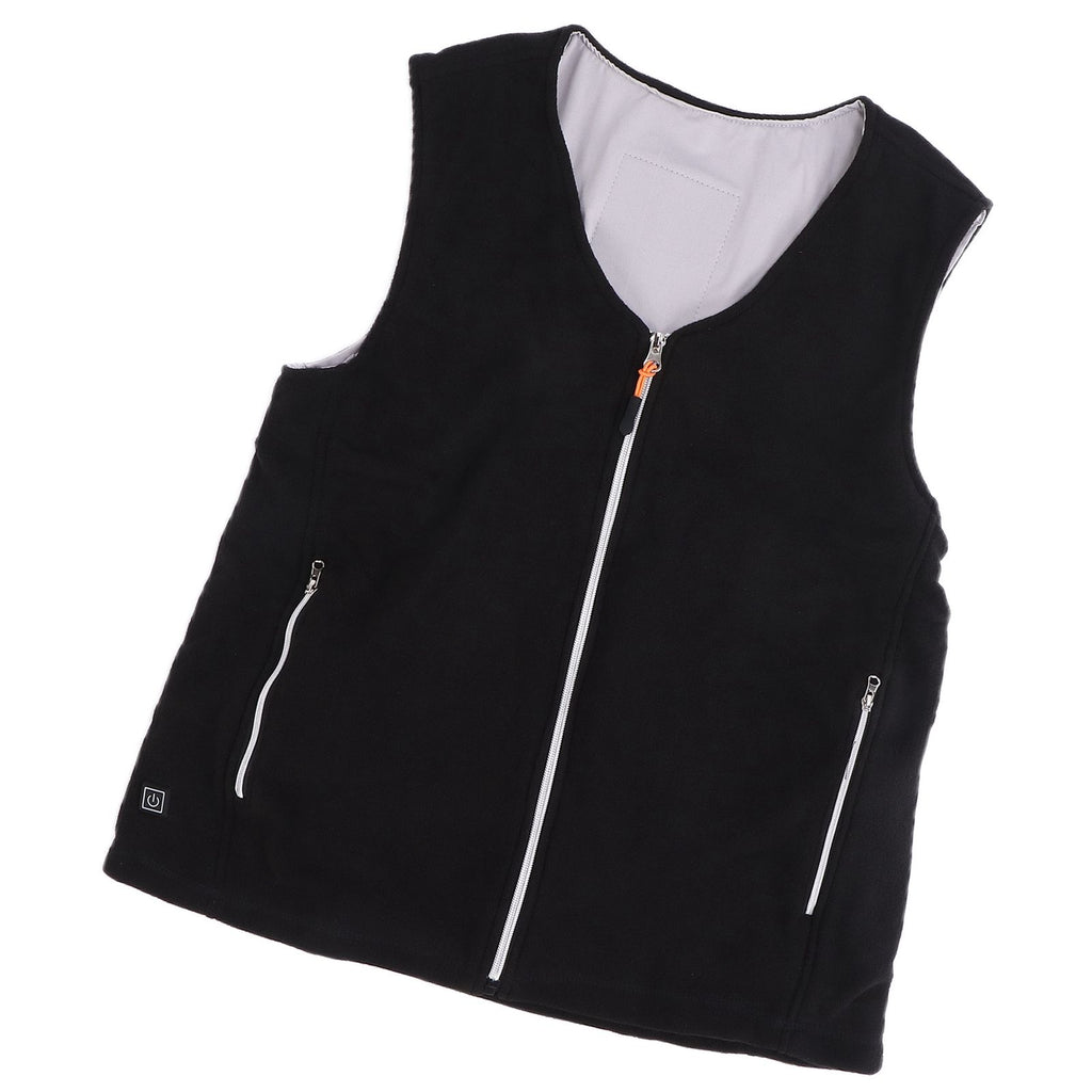 Electric Heating Vest Temperature Adjustable Washable USB Power Supply Heated Waistcoat for Outdoor Hiking CampingM