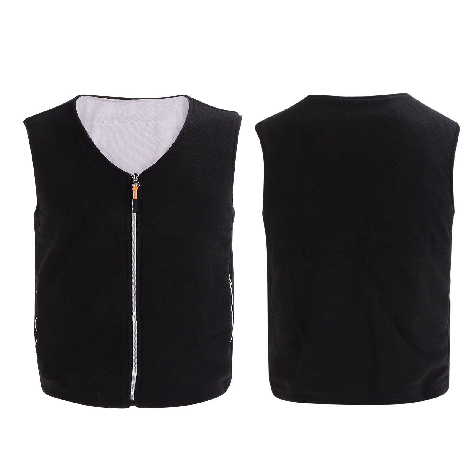 Electric Heating Vest Temperature Adjustable Washable USB Power Supply Heated Waistcoat for Outdoor Hiking CampingM