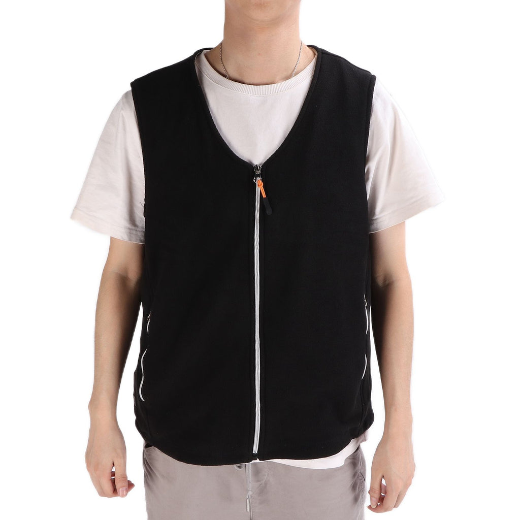 Electric Heating Vest Temperature Adjustable Washable USB Power Supply Heated Waistcoat for Outdoor Hiking CampingM