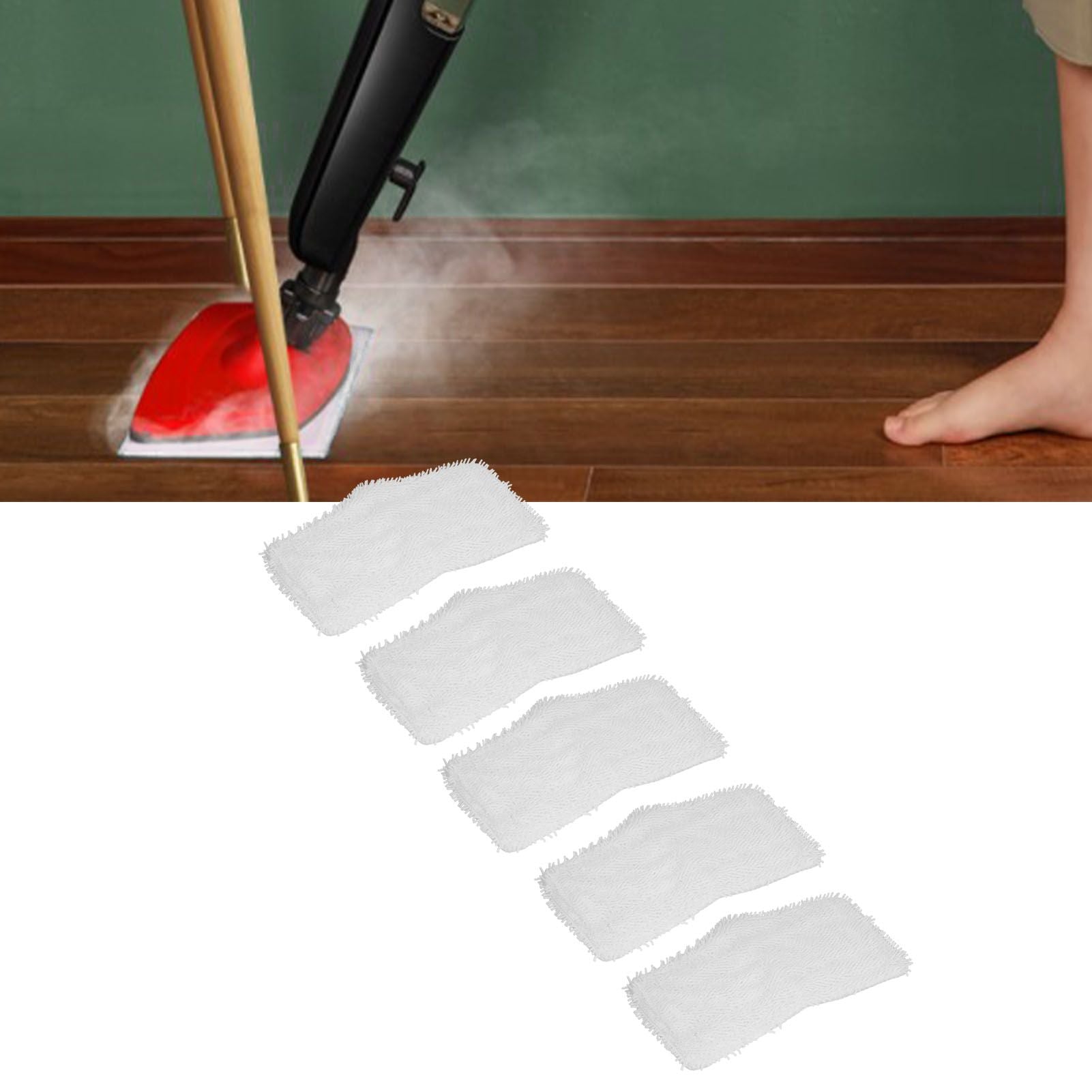5Pcs Microfiber Mop Replacement Pad Fit for Shark SK140 SK115 SK410 SK435 SK460 SS460WM