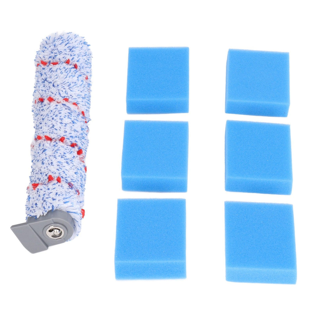 Brush Roller Filter Sponges Set for HF10E‑01 Vacuum Cleaner Part Accessories Replacement