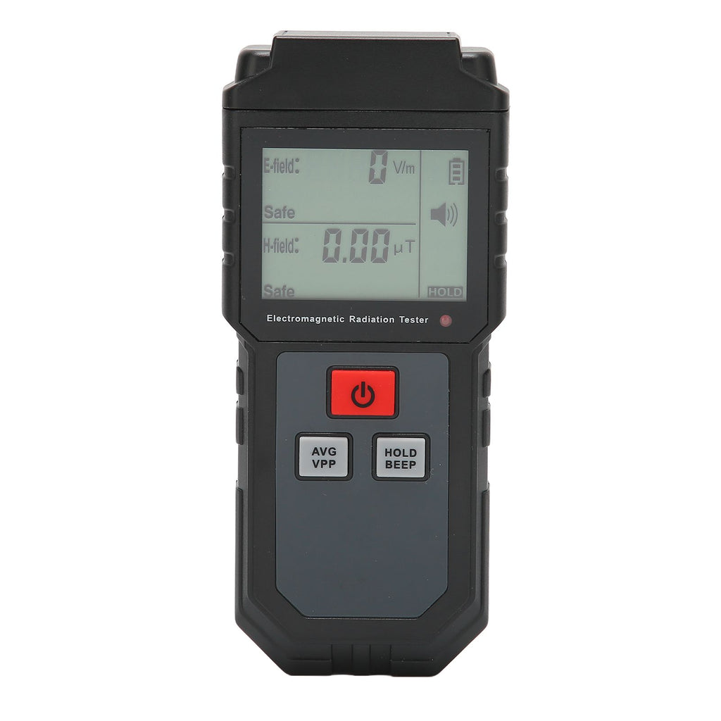 Electromagnetic Radiation Tester 1V/M‑1999V/M LCD EMF Meter with Sound Light Alarm for Home Appliance