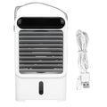 Fan Humidifier 500ml USB Powered 6W 2A 5V Air Cooler Three Levels Adjustable Pull Out Design Windowless Air Conditioner