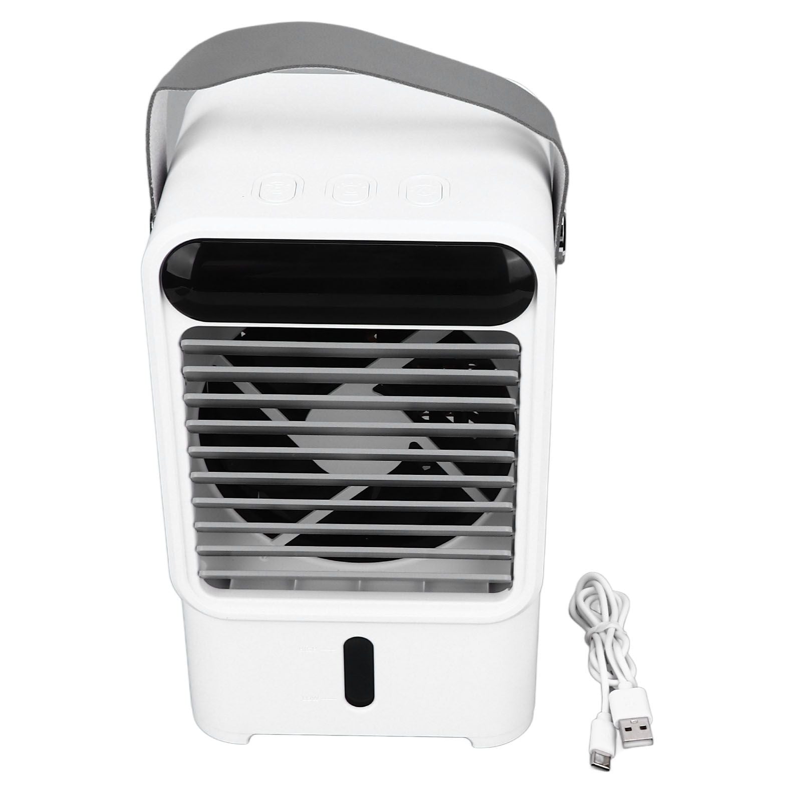 Fan Humidifier 500ml USB Powered 6W 2A 5V Air Cooler Three Levels Adjustable Pull Out Design Windowless Air Conditioner
