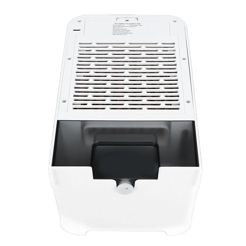 Fan Humidifier 500ml USB Powered 6W 2A 5V Air Cooler Three Levels Adjustable Pull Out Design Windowless Air Conditioner