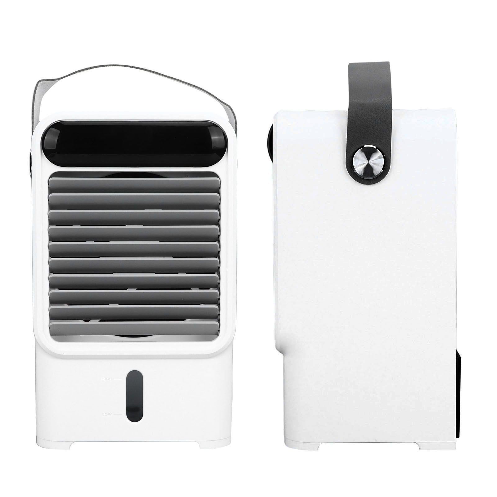 Fan Humidifier 500ml USB Powered 6W 2A 5V Air Cooler Three Levels Adjustable Pull Out Design Windowless Air Conditioner