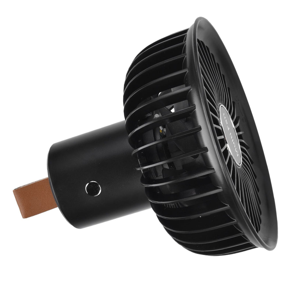 Electric Fan Portable Multifunctional Usb Charging Outdoor Hanging Battery Powered Fan for Home Office Study Camping Black