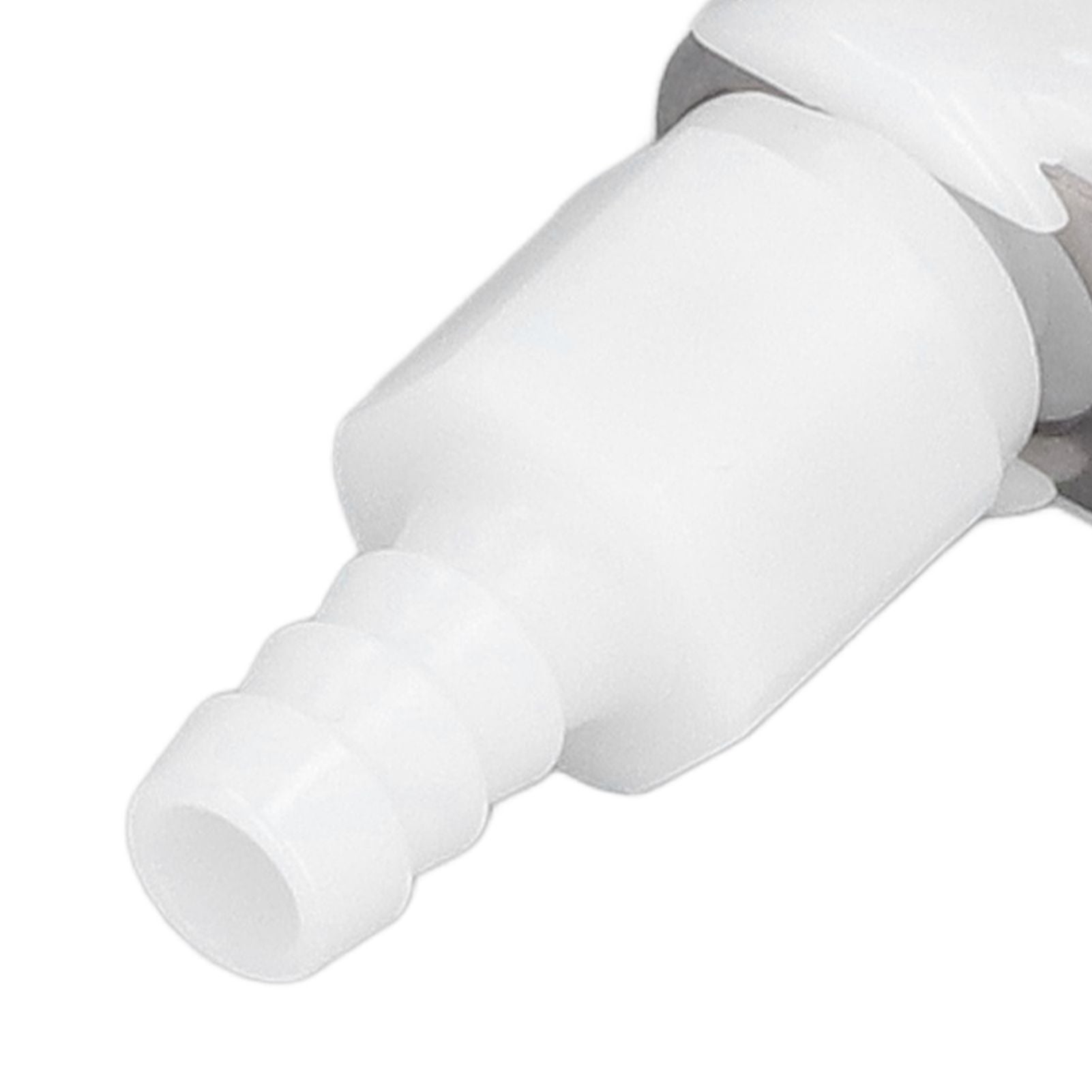 Plastic Hose Quick Connector 5/16 Tube with Shut Off Food Grade Plastic Water Line Tube Connector for Gas Beer Line