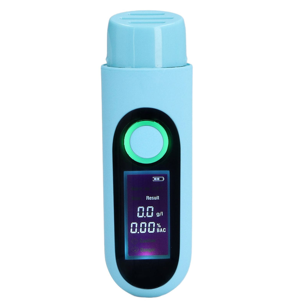 Alcohol Tester LCD 3 Color Display USB Charging Blowing Contactless Testing Alcohol Tester for Professional Use