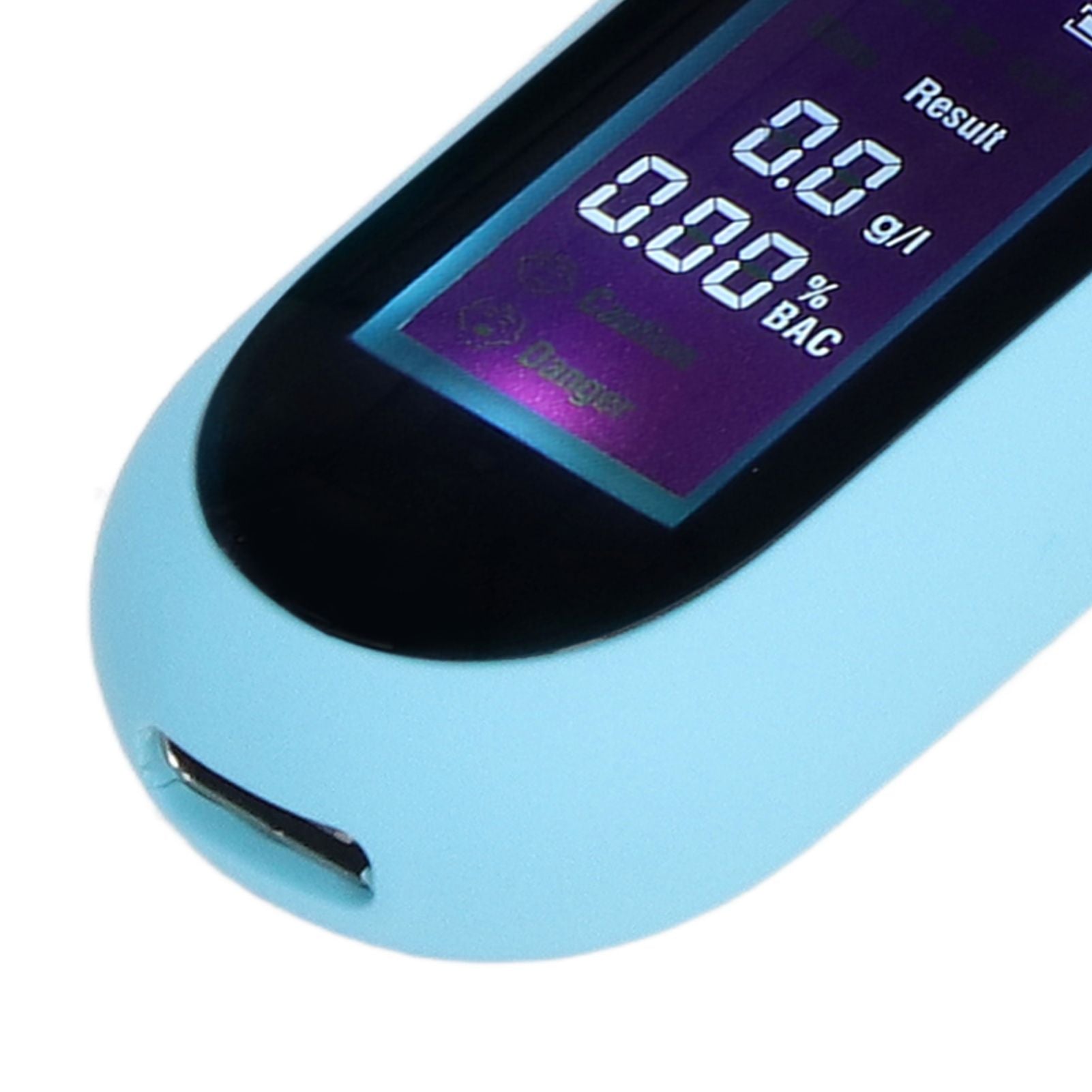 Alcohol Tester LCD 3 Color Display USB Charging Blowing Contactless Testing Alcohol Tester for Professional Use