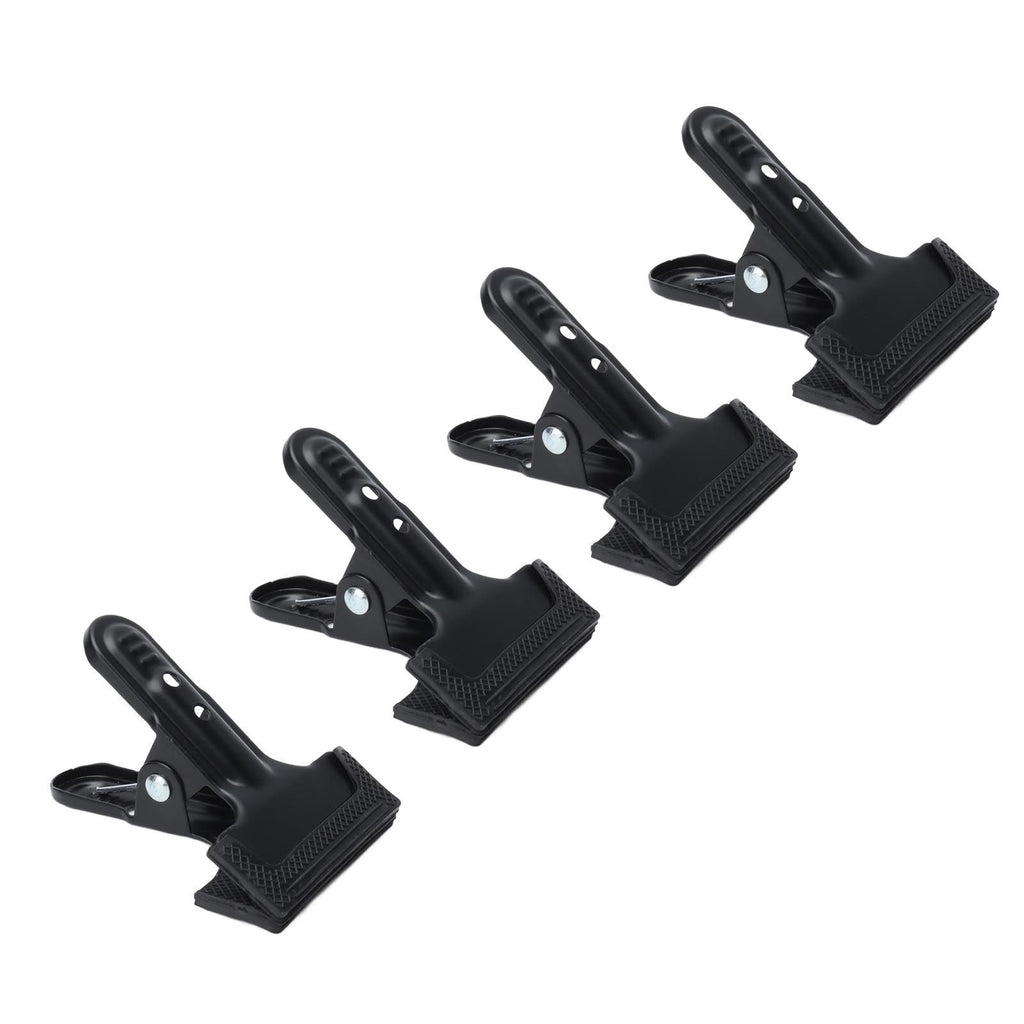 4pcs Woodworking A Clip Heavy Duty Anti Slip Metal Wide Mouth Spring Clamps for Photography Backdrops
