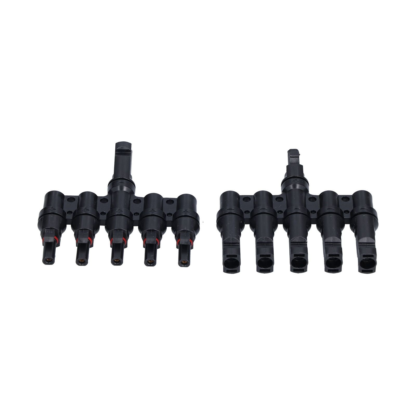 1 to 5 Branch Connector 5 Way Solar Panel Cable Branch Connector IP67 Waterproof Male Female Connector