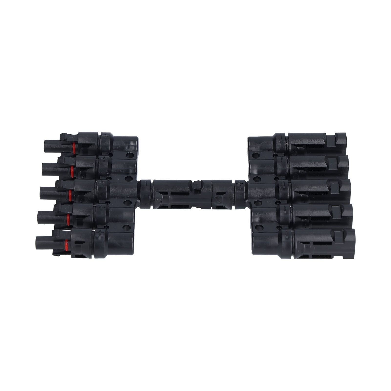 1 to 5 Branch Connector 5 Way Solar Panel Cable Branch Connector IP67 Waterproof Male Female Connector