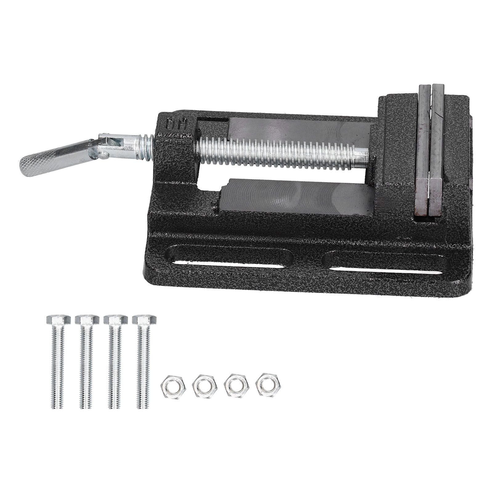 Flat Drill Press Vise American Style Accurate Mini Bench Vise for Home Mechanical Maintenance