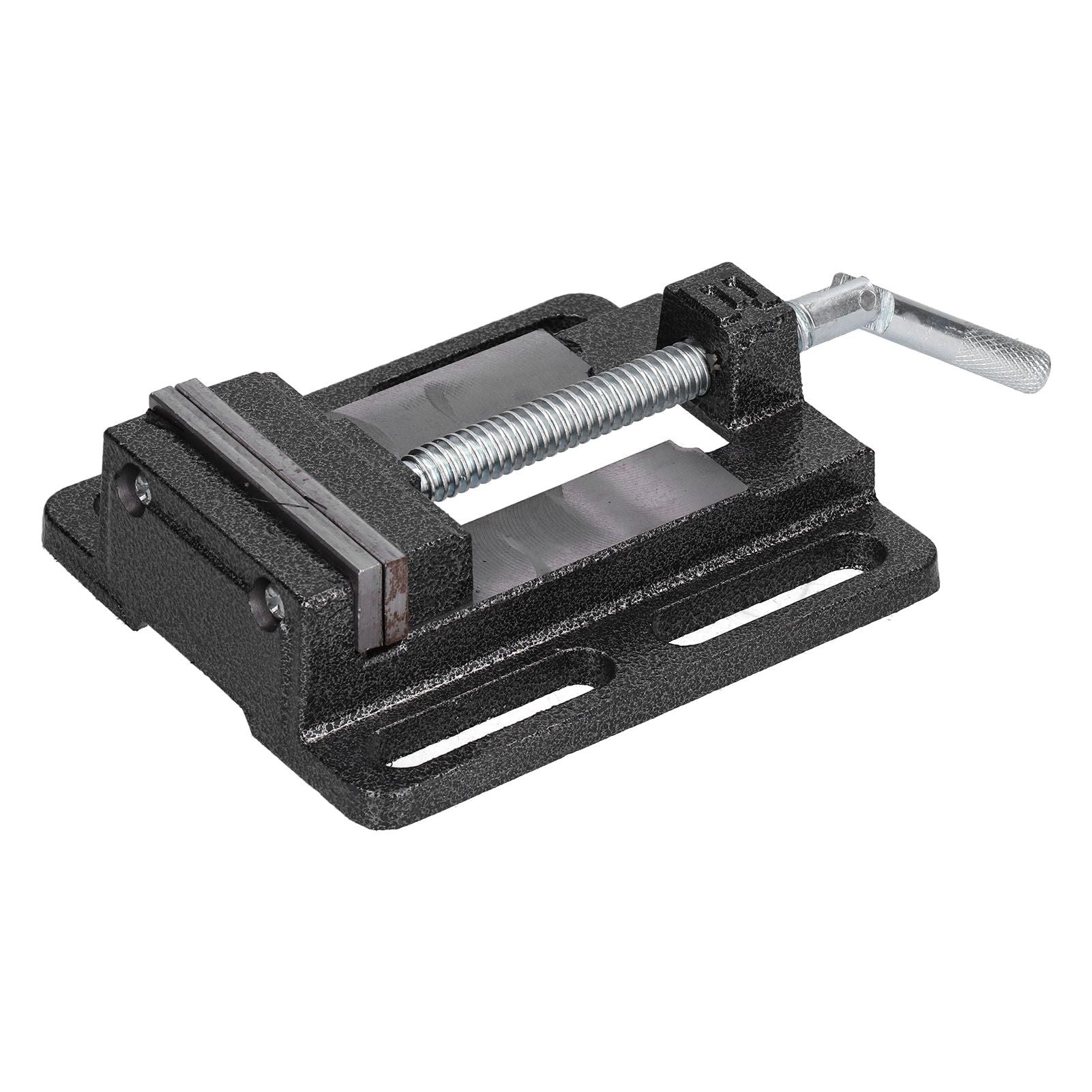 Flat Drill Press Vise American Style Accurate Mini Bench Vise for Home Mechanical Maintenance