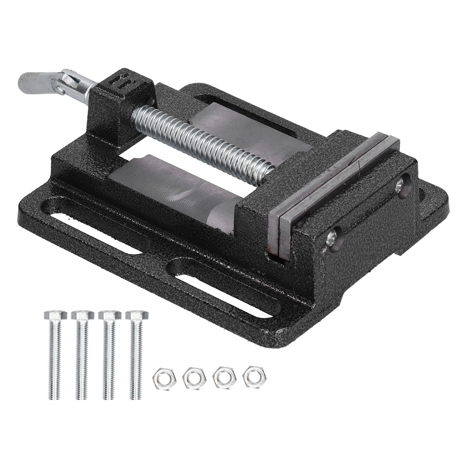 Flat Drill Press Vise American Style Accurate Mini Bench Vise for Home Mechanical Maintenance