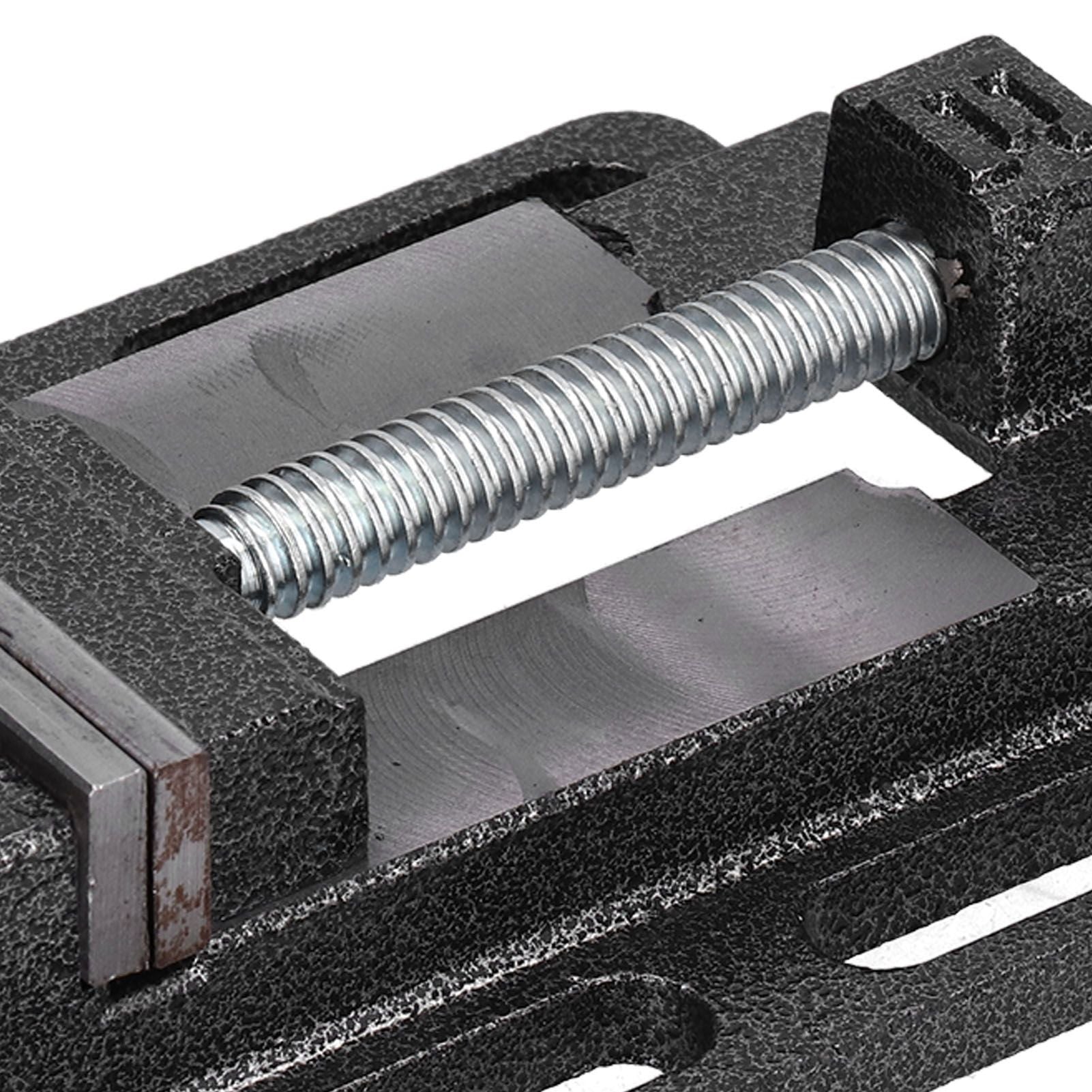 Flat Drill Press Vise American Style Accurate Mini Bench Vise for Home Mechanical Maintenance