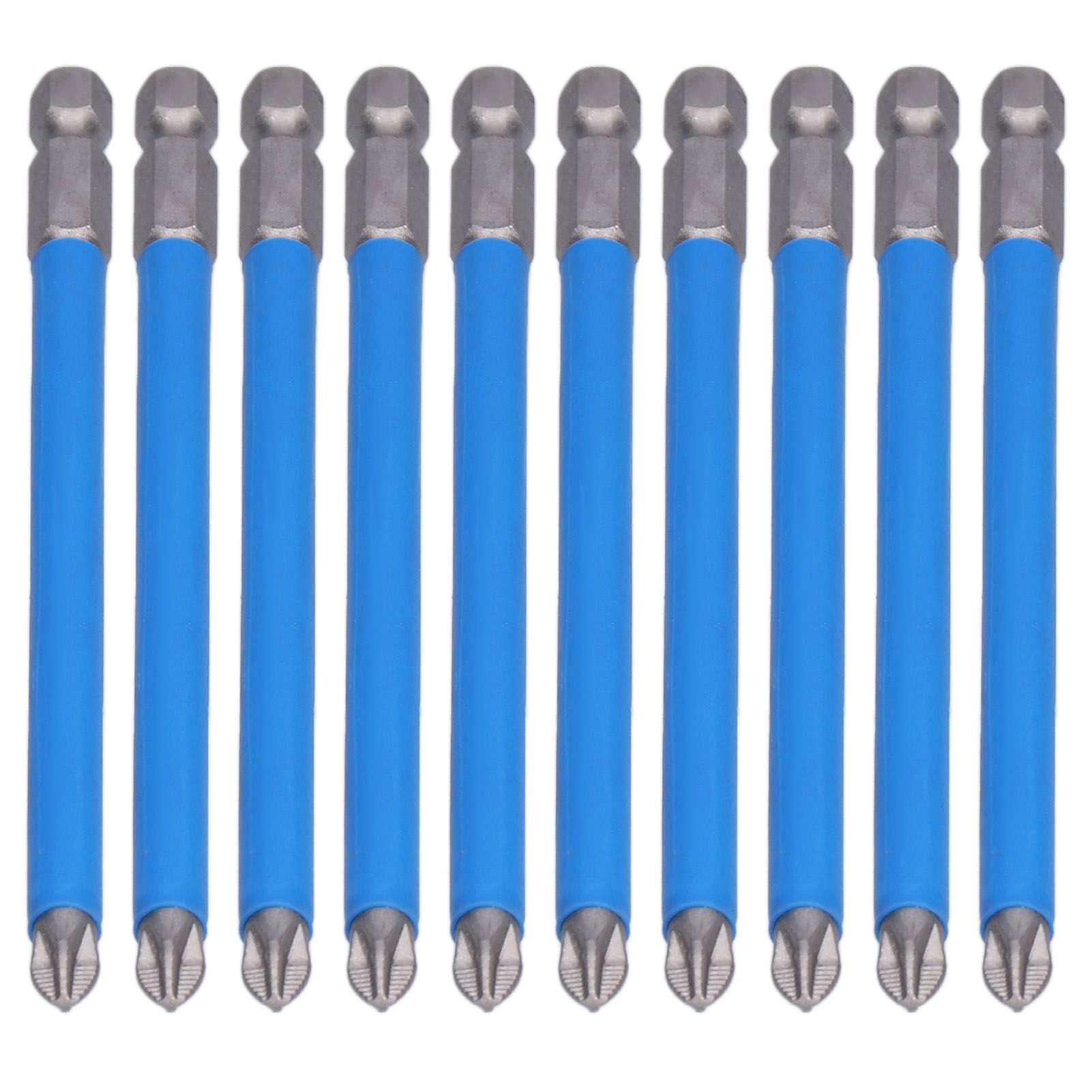 10Pcs Batch Heads Impact Resistant Electric Magnetic Drill Screwdriver Bit Kit Repair Tools