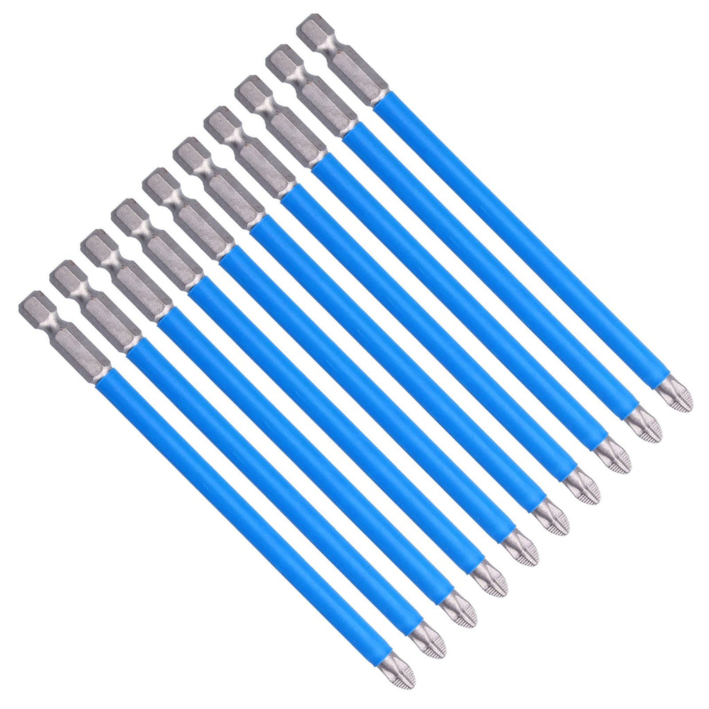 10Pcs Batch Heads Impact Resistant Electric Magnetic Drill Screwdriver Bit Kit Repair Tools