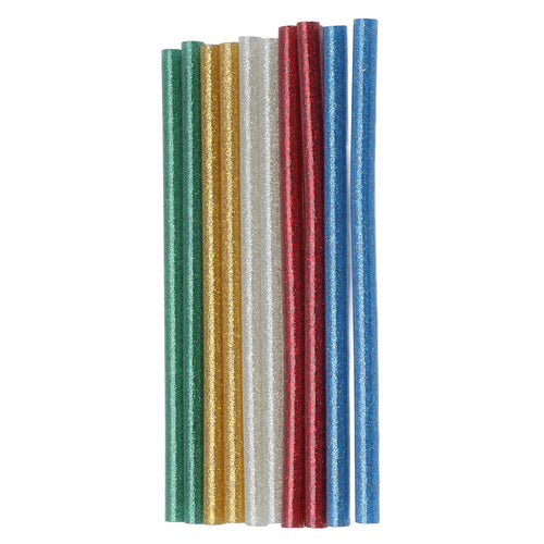 50pcs Full Colour Hot Glue Stick Easy Operation Fast Adhesion Clear Hot Glue Stick 7x140mm