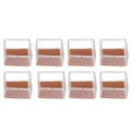 8pcs/set Silicone Chair Caps Table Foot Pads Anti Slip Transparent Square Leg Protection Cover
