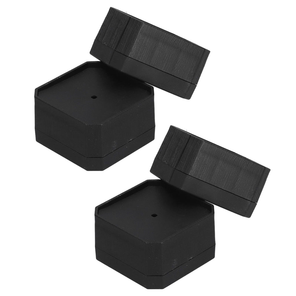 4Set Square Furniture Leg Pad Rubber Non Slip Table Chair Refrigerator Feet Protectors Noise Reduction