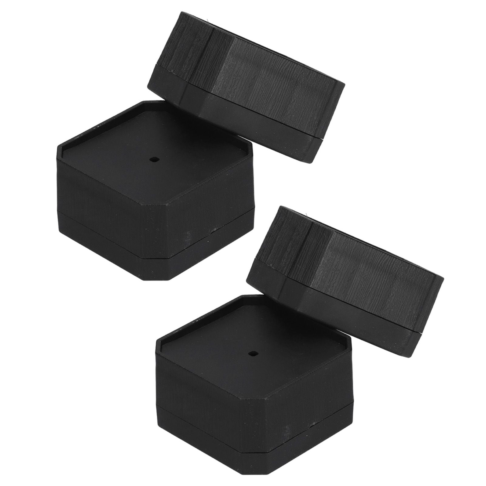 4Set Square Furniture Leg Pad Rubber Non Slip Table Chair Refrigerator Feet Protectors Noise Reduction