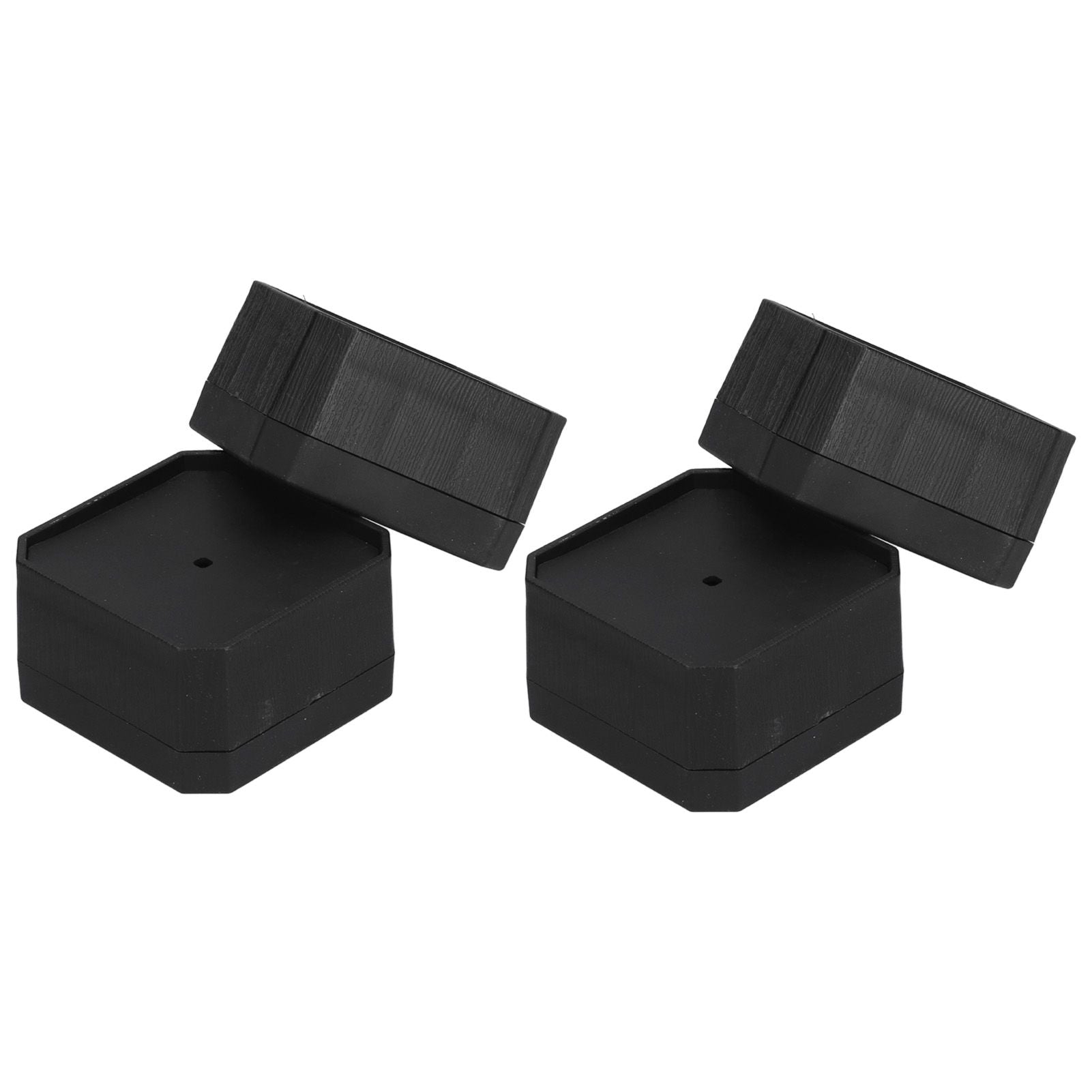 4Set Square Furniture Leg Pad Rubber Non Slip Table Chair Refrigerator Feet Protectors Noise Reduction
