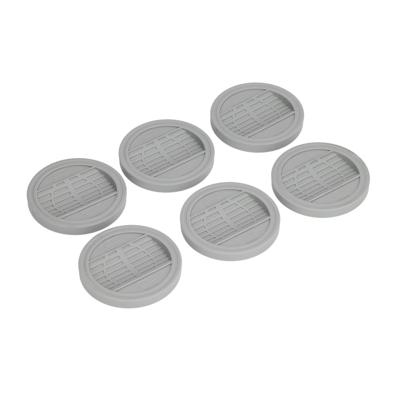 6PCS Rubber Furniture Pads Stoppers Floor Protector for Bed Office Chair Cabinet Sofa Closet Wheels
