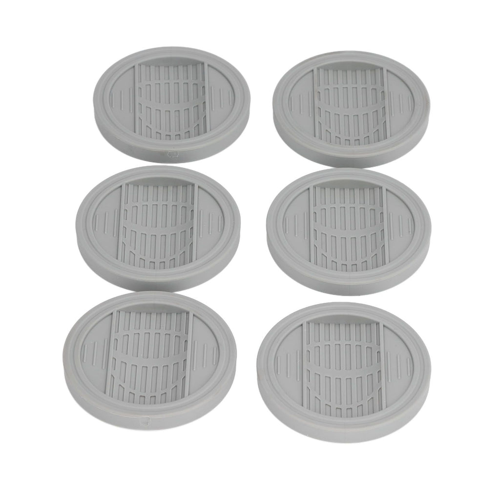 6PCS Rubber Furniture Pads Stoppers Floor Protector for Bed Office Chair Cabinet Sofa Closet Wheels