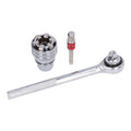 Universal Socket Wrench Tool 10‑19mm Adjustable Wrench Set Chrome Vanadium Steel for Home Improvement